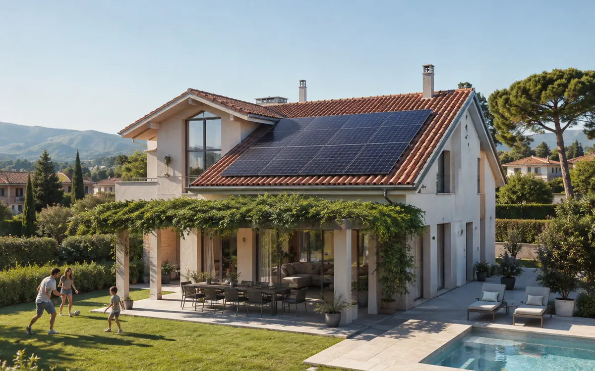 Impianto fotovoltaico residenziale di media potenza